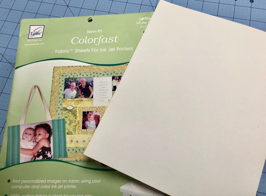 10 Pack Colorfast Sew-In Fabric Sheets for Inkjet Printers, June Tailor  #JT-961