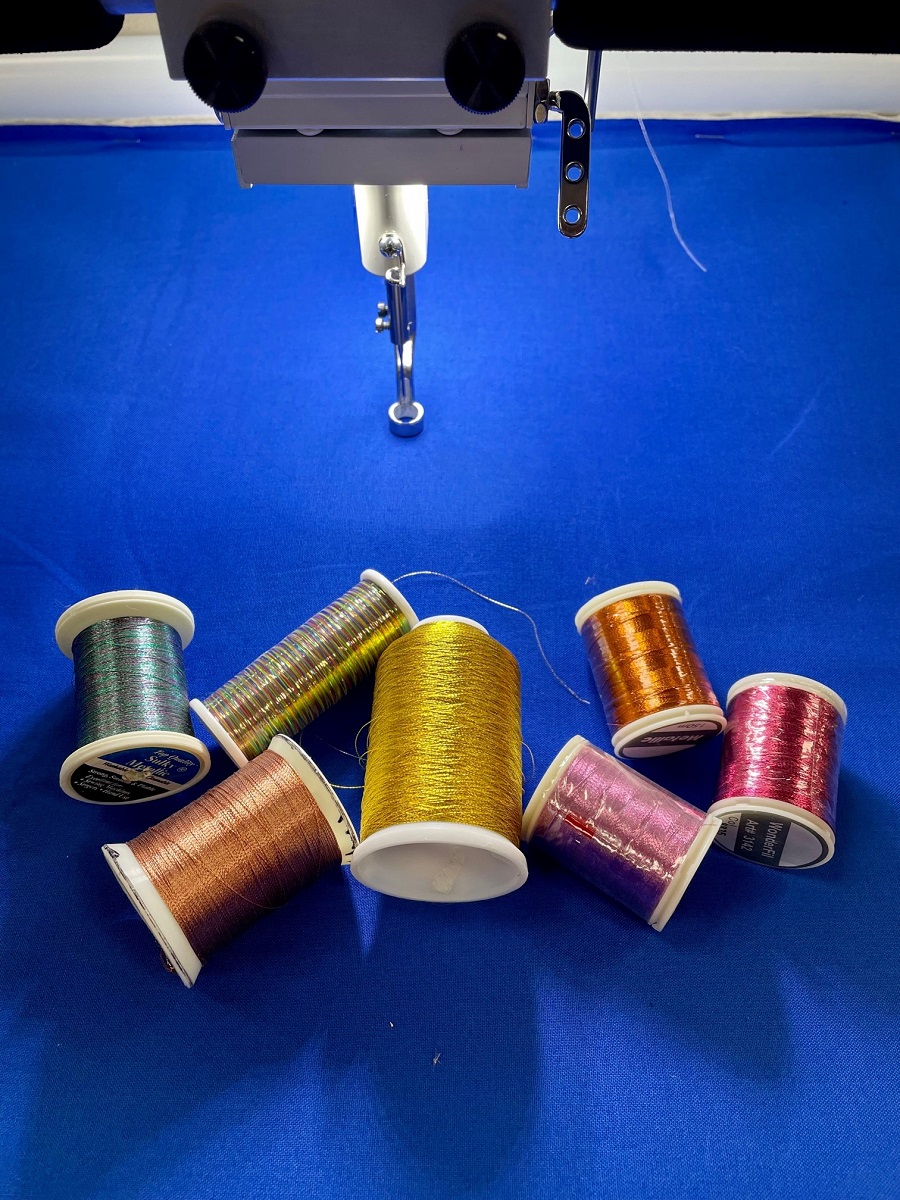 Quick Tip for Sewing with Metallic Thread