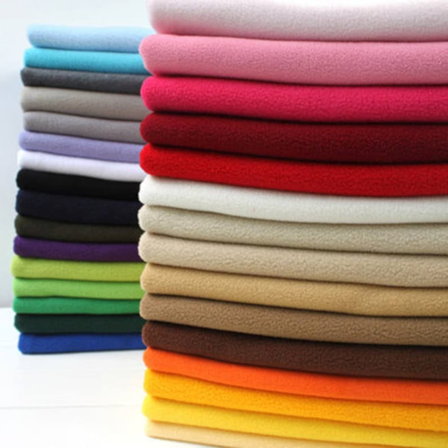 Choosing the perfect backing for your quilt - picture of fleece fabrics