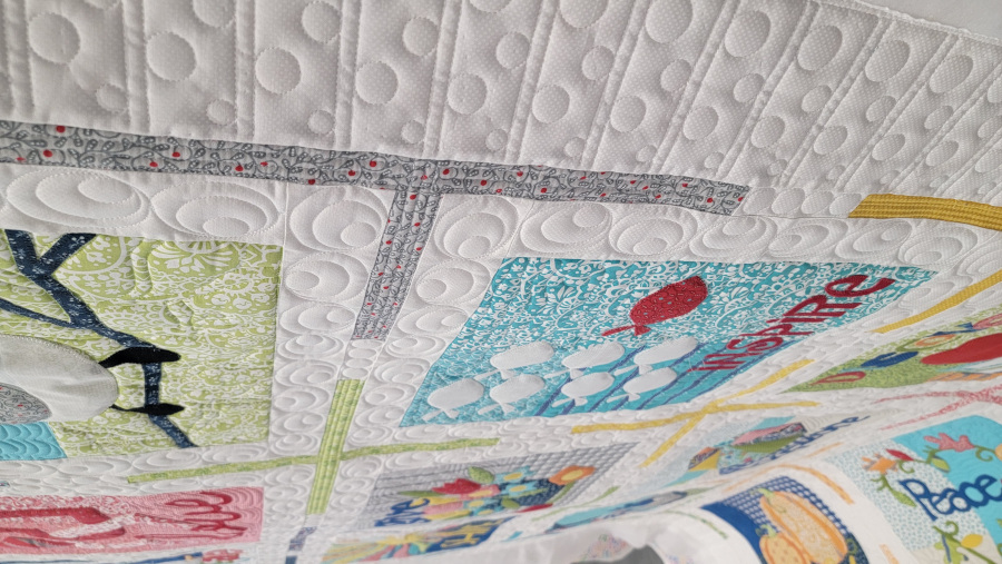 7 types of quilt borders to elevate your quilting projects - image of a simple border