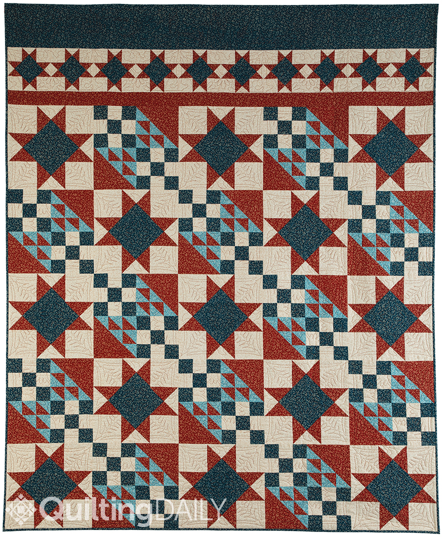 Patriotic start Quilt of Valor